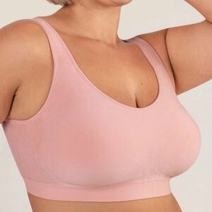 NWT Shapermint Essentials Everyday Comfort Straps Wireless Shaping Bra - Rose